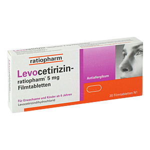 LEVOCETIRIZIN-ratiopharm 5 mg Filmtabletten