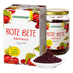 ROTE BETE Kristalle Bio Schönenberger Pulver