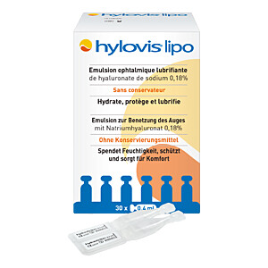 HYLOVIS lipo Augentropfen Einzeldosispipetten