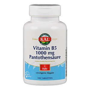 VITAMIN B5 1000 mg Pantothensäure Tabletten
