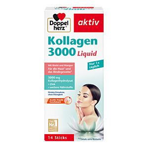 DOPPELHERZ Kollagen 3000 Liquid Sticks