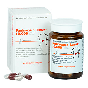PANKREATIN Laves 10.000 Ph.Eur.-Einh.msr.Hartkaps.