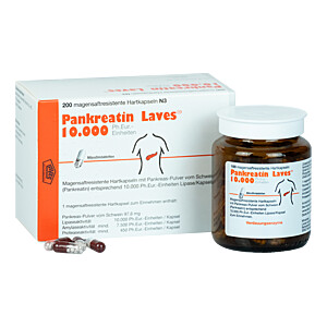 PANKREATIN Laves 10.000 Ph.Eur.-Einh.msr.Hartkaps.