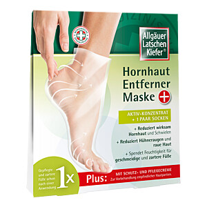 ALLGÄUER LATSCHENKIEFER Hornhaut Entferner Maske plus