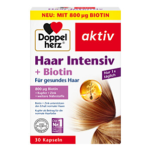 DOPPELHERZ Haar Intensiv+Biotin Kapseln