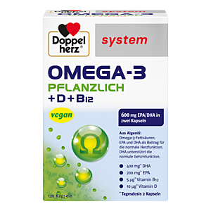 DOPPELHERZ Omega-3 pflanzlich system Kapseln