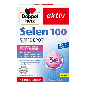 DOPPELHERZ Selen 100 2-Phasen Depot Tabletten