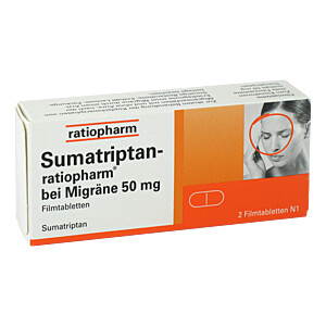 SUMATRIPTAN-ratiopharm bei Migräne 50 mg Filmtabletten