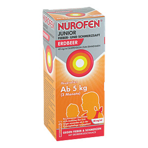 NUROFEN Junior Fieber-u.Schmerzsaft Erdbe.40 mg-ml