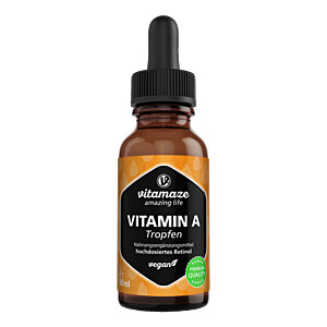 VITAMIN A 500 -m63g hochdosiert vegan Tropfen