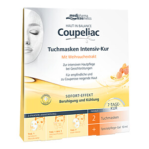 HAUT IN BALANCE Coupeliac Tuchmasken Intensiv-Kur