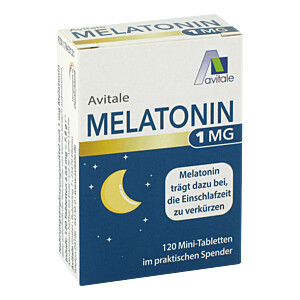 MELATONIN 1 mg Mini-Tabletten im Spender