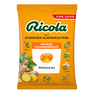 RICOLA o.Z.Beutel Ingwer Orangenminze Bonbons