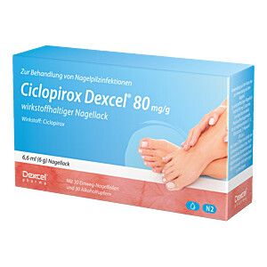 CICLOPIROX Dexcel 80 mg-g wirkstoffhalt.Nagellack