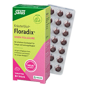 FLORADIX Eisen Folsäure Tabletten