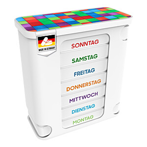 KERPERS Pillendose 7-Tage bunt