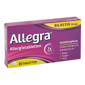 ALLEGRA Allergietabletten 20 mg Tabletten