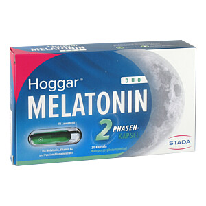 HOGGAR Melatonin DUO Einschlaf-Kapseln