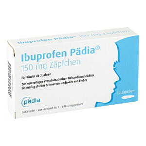 IBUPROFEN Pädia 150 mg Zäpfchen