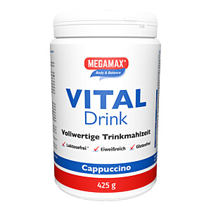 MEGAMAX Vital Drink Cappuccino Pulver