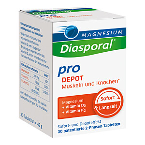 MAGNESIUM DIASPORAL pro D3+K2 DEPOT Muskel+Kno.Tab