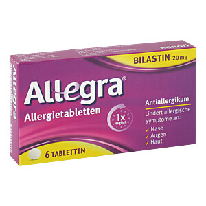 ALLEGRA Allergietabletten 20 mg Tabletten