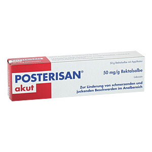 POSTERISAN akut 50 mg-g Rektalsalbe