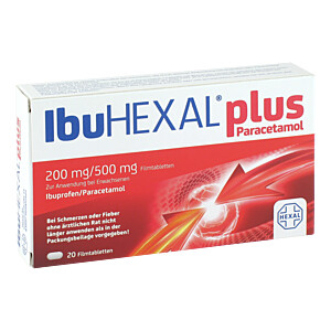 IBUHEXAL plus Paracetamol 200 mg-500 mg Filmtabletten