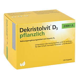 DEKRISTOLVIT D3 2000 I.E. pflanzlich Kapseln