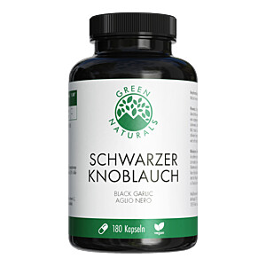 GREEN NATURALS schwarzer Knoblauch 750mg vegan Kps