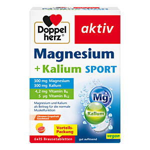 DOPPELHERZ Magnesium+Kalium Sport Brausetabletten