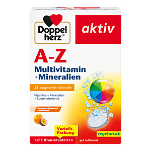 DOPPELHERZ A-Z Multivitamin+Mineralien Brausetabletten