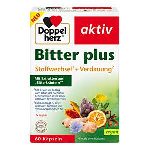 DOPPELHERZ Bitter plus Kapseln