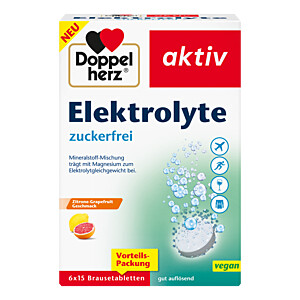 DOPPELHERZ Elektrolyte zuckerfrei Brausetabletten