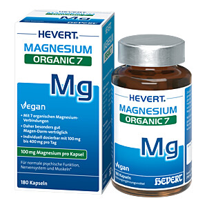 MAGNESIUM HEVERT Organic 7 Kapseln