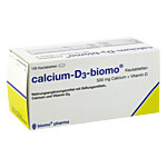 CALCIUM-D3-biomo Kautabletten 500+D