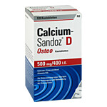 CALCIUM SANDOZ D Osteo 500 mg-400 I.E. Kautabletten