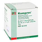 KOMPREX Schaumgummi Binde 8 cmx1 m Stärke 0,5 cm