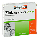 ZINK-RATIOPHARM 25 mg Brausetabletten