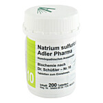 BIOCHEMIE Adler 10 Natrium sulfuricum D 6 Tabletten