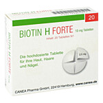 BIOTIN H forte 10 mg Tabletten