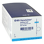 BD VACUTAINER Safety Lok 23 G 18 cm Blutentn.Set