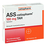 ASS-ratiopharm 100 mg TAH Tabletten