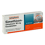 SIMETHICON-ratiopharm 85 mg Kautabletten