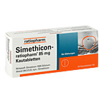 SIMETHICON-ratiopharm 85 mg Kautabletten