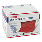 ELASTOMULL haft color 6 cmx20 m Fixierb.rot