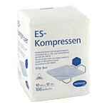 ES-KOMPRESSEN unsteril 10x10 cm 8fach