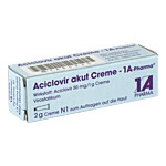 ACICLOVIR akut Creme-1A Pharma