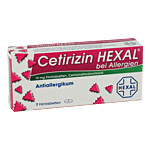 CETIRIZIN HEXAL Filmtabletten bei Allergien