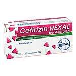 CETIRIZIN HEXAL Filmtabletten bei Allergien